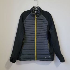 EDDIE BAUER Black Gray Plus Size Women's Down Lightweight Jacket Size 2XL